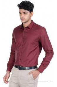 Independence Men's Solid Formal Shirt